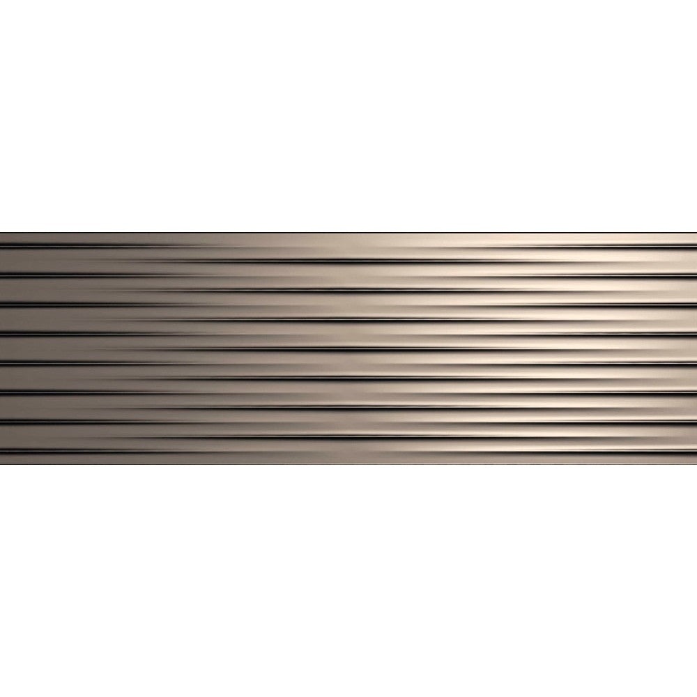 Decor interior maro 40x120 cm, Marazzi Essenziale Struttura Drape 3D Metal