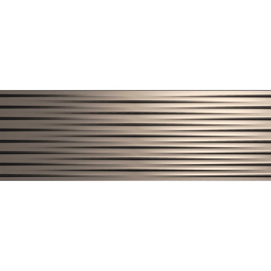 Decor interior maro 40x120 cm, Marazzi Essenziale Struttura Drape 3D Metal
