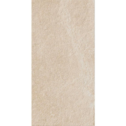 Gresie exterior portelanata rectificata crem 30x60 cm, Marazzi Stream Strutturato Ivory