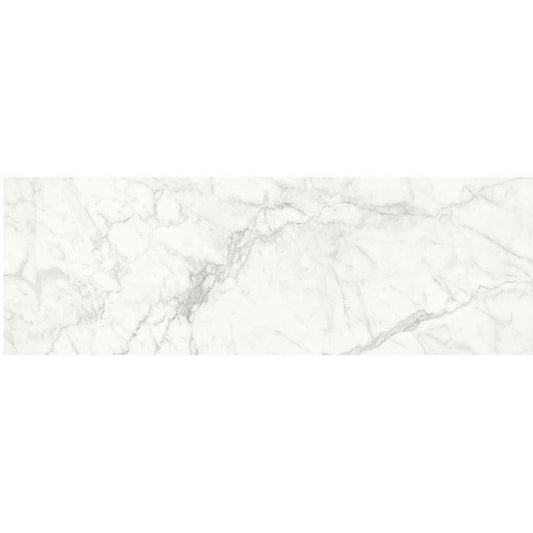 Gresie exterior / interior portelanata rectificata alba 58x116 cm, Marazzi Marbleplay Statuarietto Lux