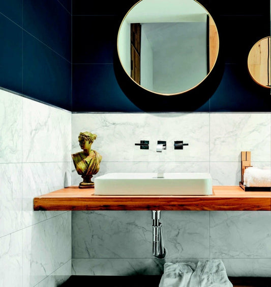 Decor interior multicolor 1x90 cm, Marazzi Marbleplay Listello Titanio