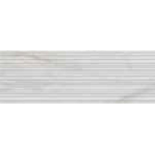 Faianta baie / bucatarie rectificata alba 30x90 cm, Marazzi Marbleplay Struttura 3D Mikado White