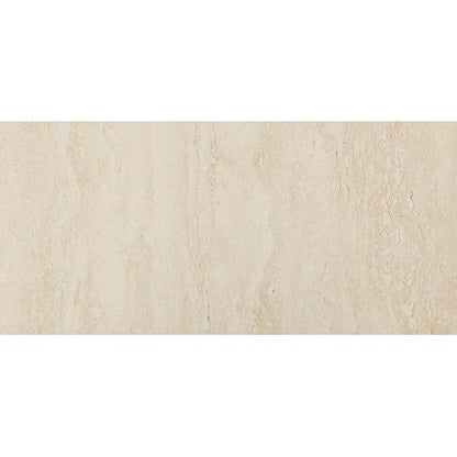 Gresie exterior / interior portelanata rectificata crem 58x116 cm, Marazzi Marbleplay Travertino Lux
