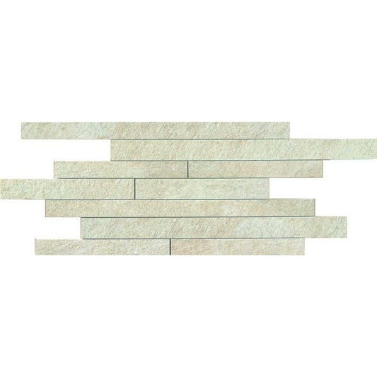 Decor exterior / interior alb 30x60 cm, Marazzi Multiquarz Muretto White