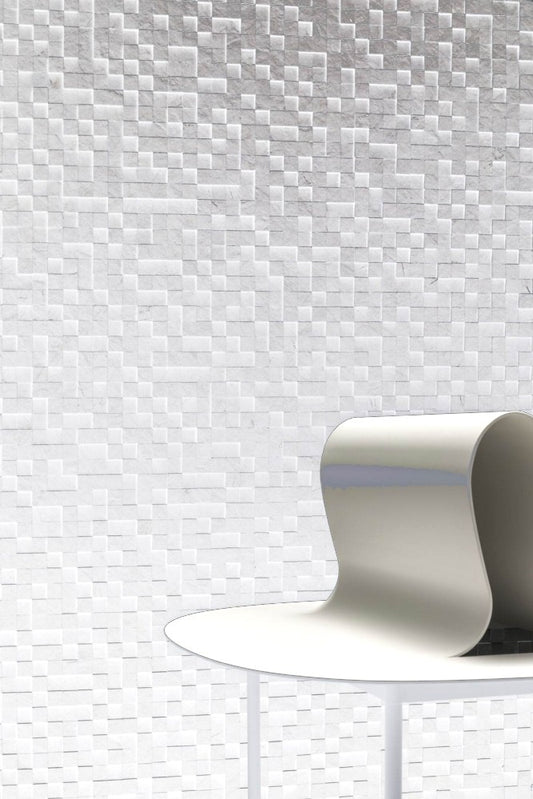 Mozaic 30x30 cm, Marazzi Mystone Lavagna Bianco
