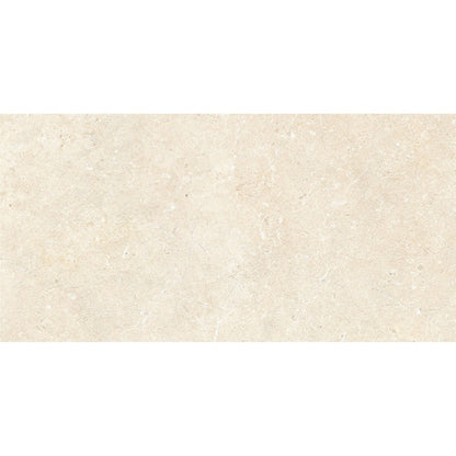 Gresie exterior portelanata rectificata crem 30x60 cm, Marazzi Mystone Limestone Ivory Strutturato