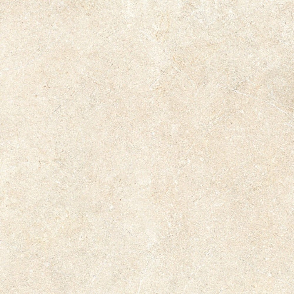 Gresie exterior / interior portelanata rectificata crem 75x75 cm, Marazzi Mystone Limestone Ivory