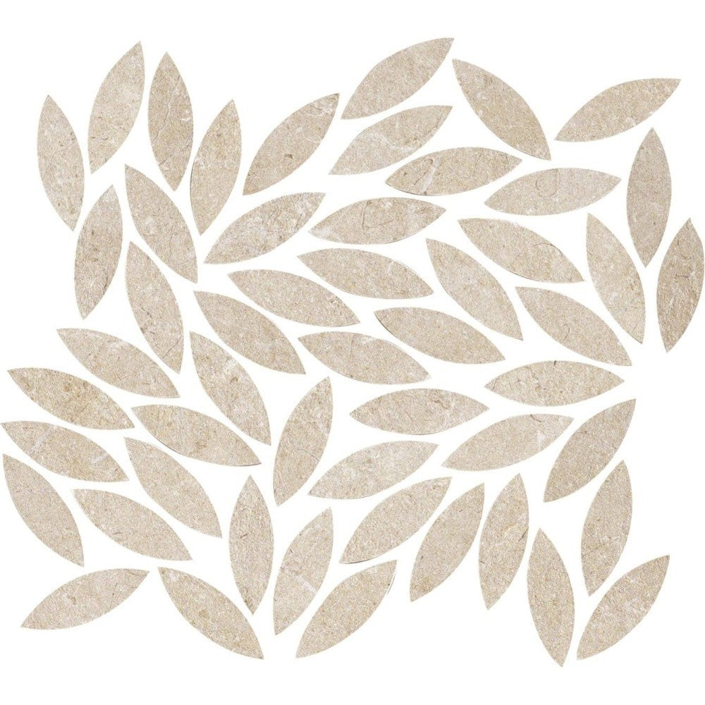 Mozaic 34.2x38 cm, Marazzi Mystone Limestone Sand Foglie