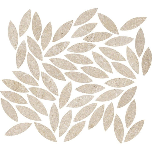Mozaic 34.2x38 cm, Marazzi Mystone Limestone Sand Foglie