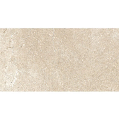 Gresie exterior / interior portelanata rectificata bej 75x150 cm, Marazzi Mystone Limestone Sand