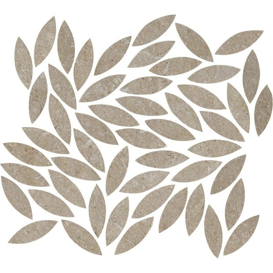 Mozaic 34.2x38 cm, Marazzi Mystone Limestone Taupe Foglie