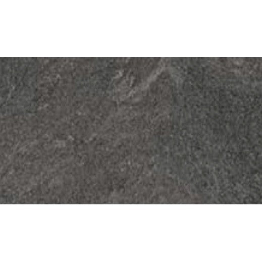 Gresie exterior / interior portelanata rectificata neagra 30x60 cm, Marazzi Mystone Quarzite Black