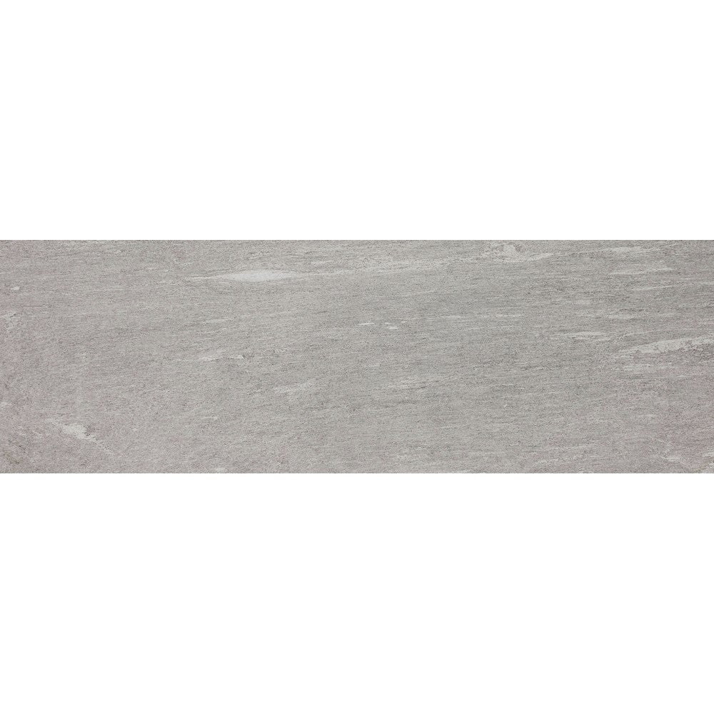Gresie exterior portelanata rectificata gri 30x60 cm, Marazzi Pietra di Vals Greige Strutturato