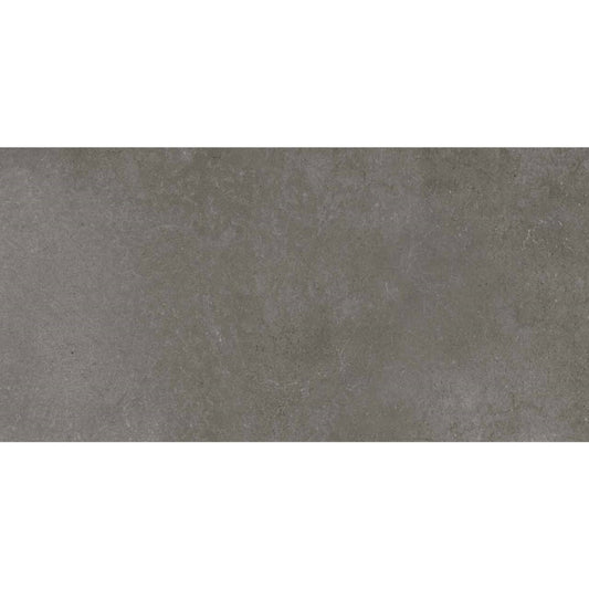 Gresie interior portelanata rectificata antracit 30x60 cm, Marazzi Plaster Anthracite