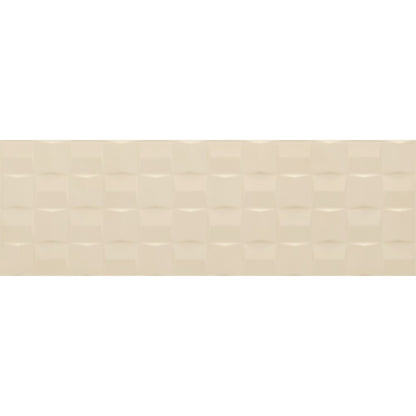Faianta baie / bucatarie crem 25x76 cm, Marazzi Pottery Struttura Cube Champagne