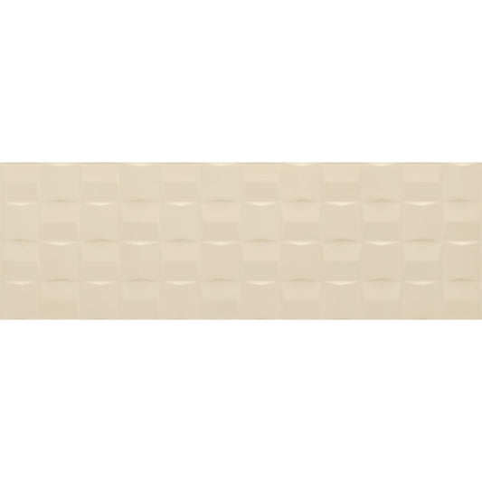 Faianta baie / bucatarie crem 25x76 cm, Marazzi Pottery Struttura Cube Champagne
