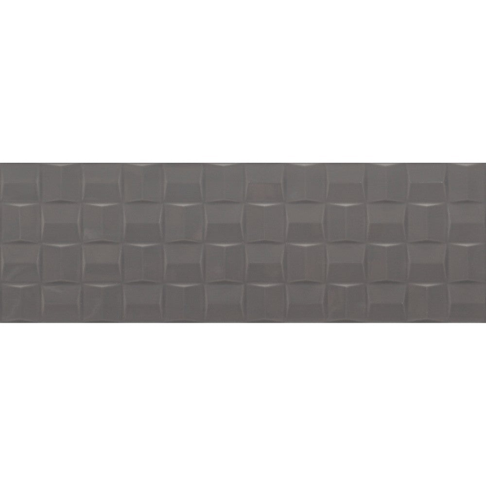 Faianta baie / bucatarie gri 25x76 cm, Marazzi Pottery Struttura Cube Slate
