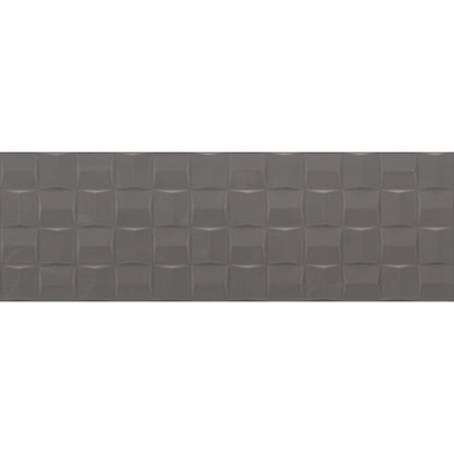Faianta baie / bucatarie gri 25x76 cm, Marazzi Pottery Struttura Cube Slate