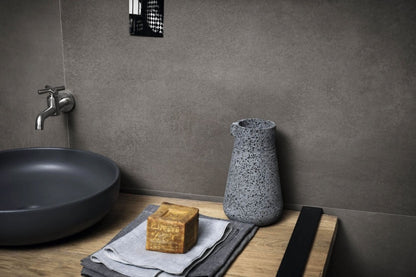 Gresie exterior portelanata rectificata gri 60x60 cm, Marazzi Powder Strutturato Crete