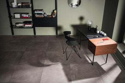 Gresie interior gri 75x75 cm, Marazzi Powder Graphite