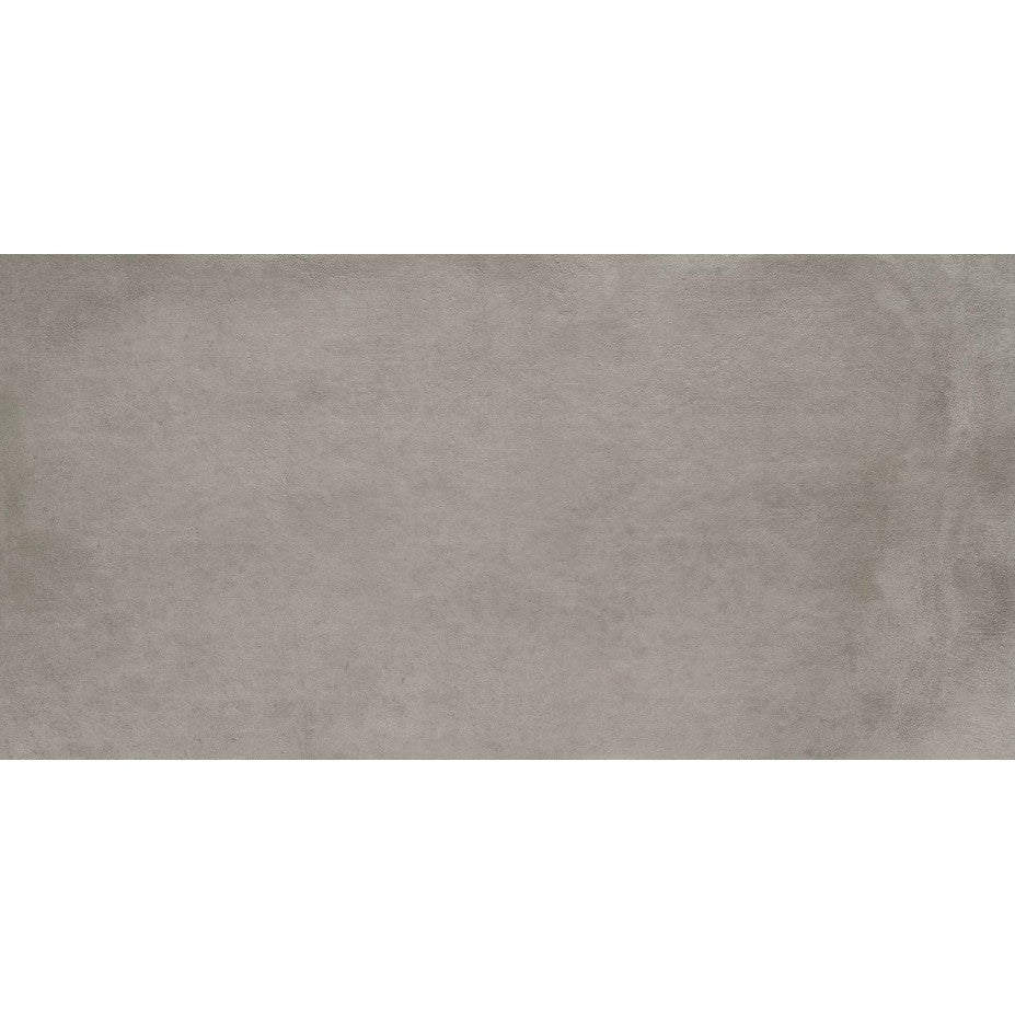 Gresie exterior / interior portelanata rectificata gri 30x60 cm, Marazzi Powder Mud