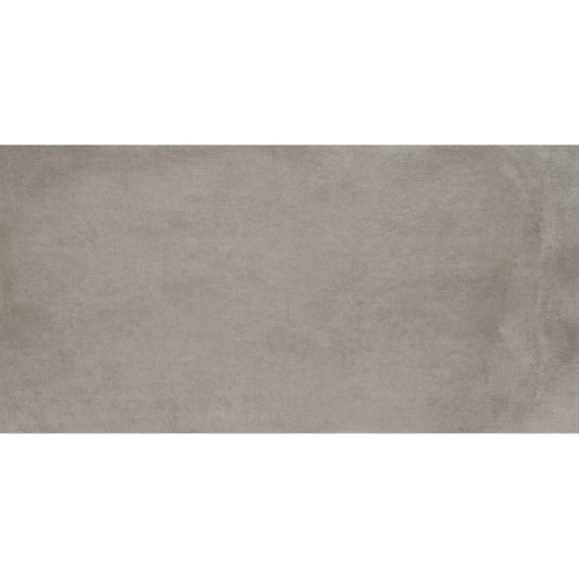 Gresie exterior / interior portelanata rectificata gri 30x60 cm, Marazzi Powder Mud