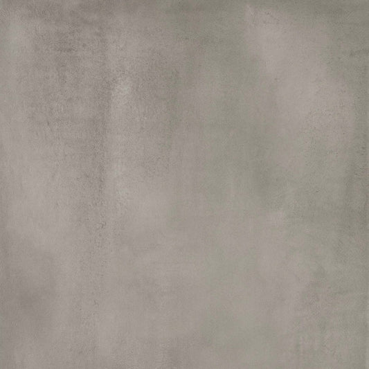 Gresie exterior portelanata rectificata gri 60x60 cm, Marazzi Powder Strutturato Mud
