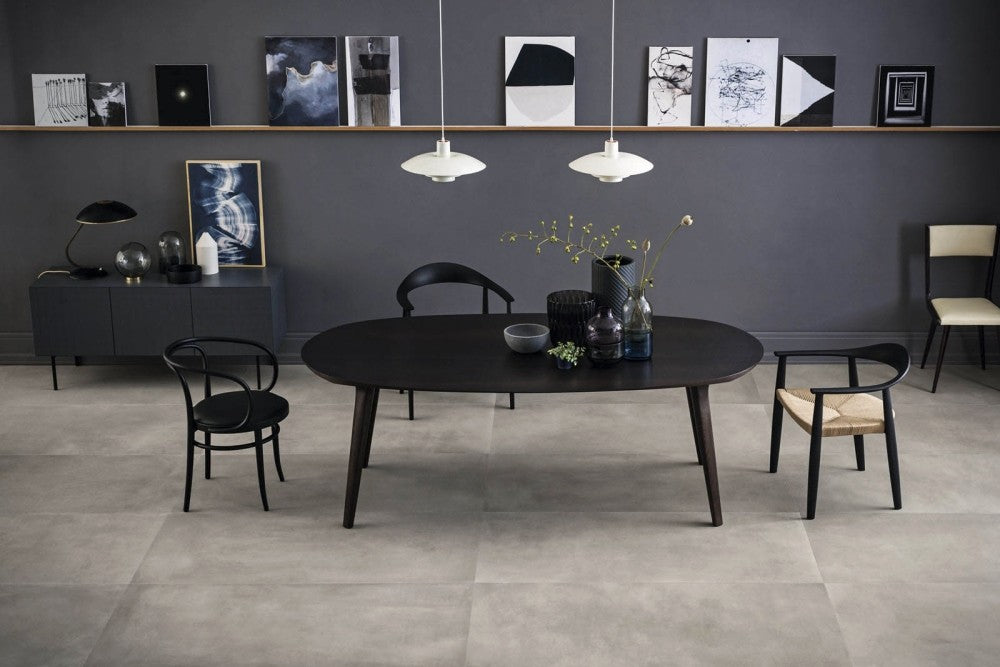 Gresie exterior portelanata rectificata bej 60x60 cm, Marazzi Powder Strutturato Sand