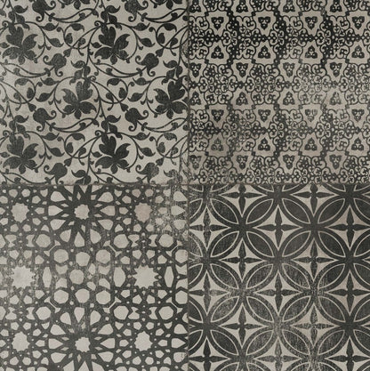 Decor interior gri 75x75 cm, Marazzi Powder Smoke/Graphite/Crete