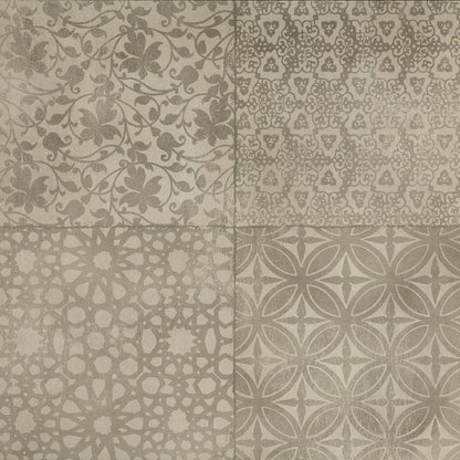 Decor interior bej/gri 75x75 cm, Marazzi Powder Smoke/Sand/Mud