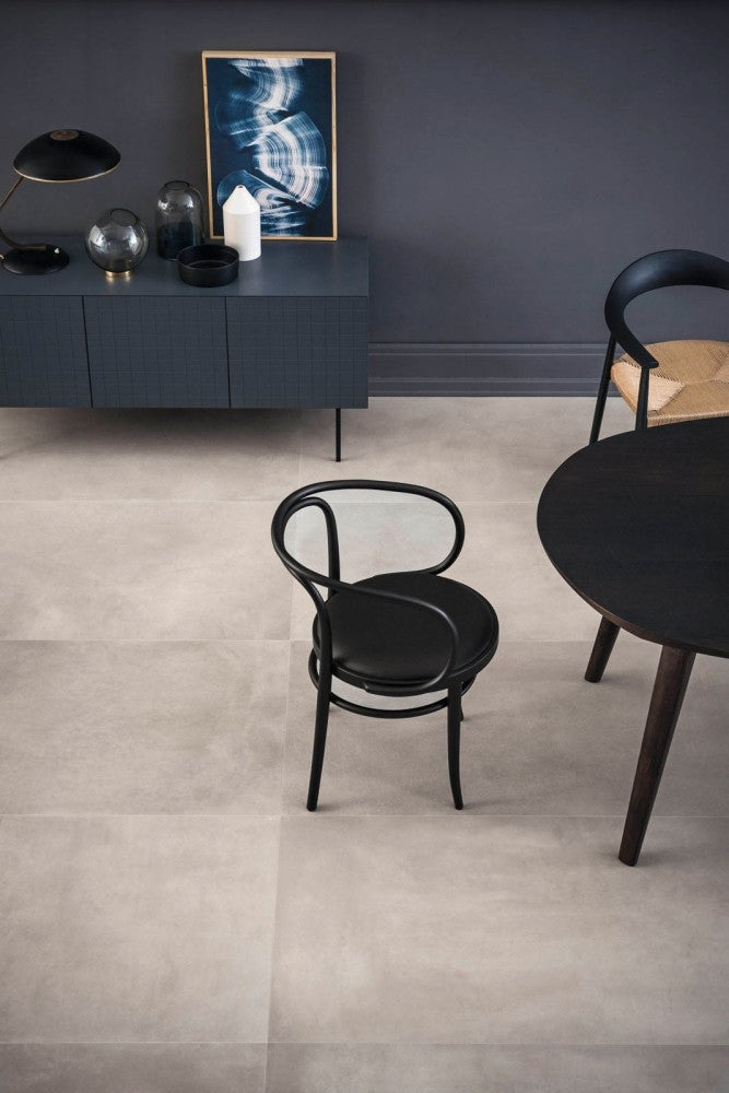 Gresie interior gri 75x150 cm, Marazzi Powder Smoke