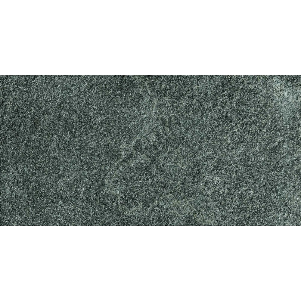 Gresie exterior portelanata rectificata antracit 30x60 cm, Marazzi Rocking Strutturato Anthracite