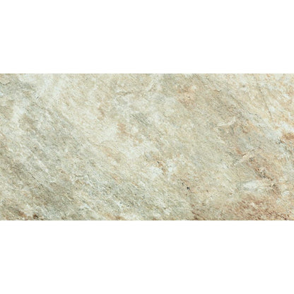 Gresie exterior portelanata rectificata bej 20x40 cm, Marazzi Rocking Strutturato Beige