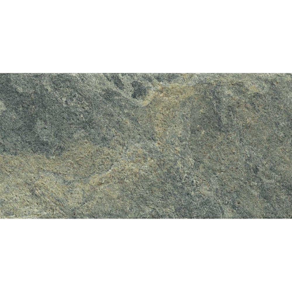 Gresie exterior portelanata rectificata gri 20x40 cm, Marazzi Rocking Strutturato Grey