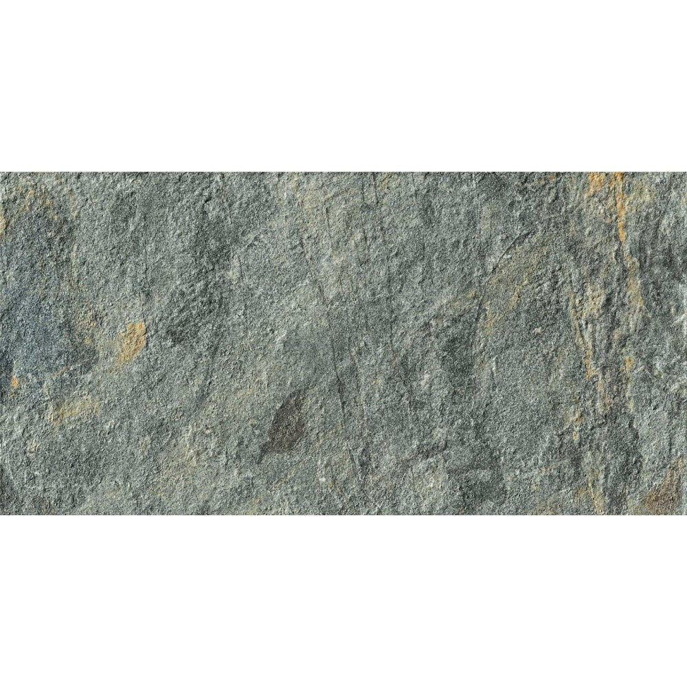 Gresie exterior portelanata rectificata gri 30x60 cm, Marazzi Rocking Strutturato Grey