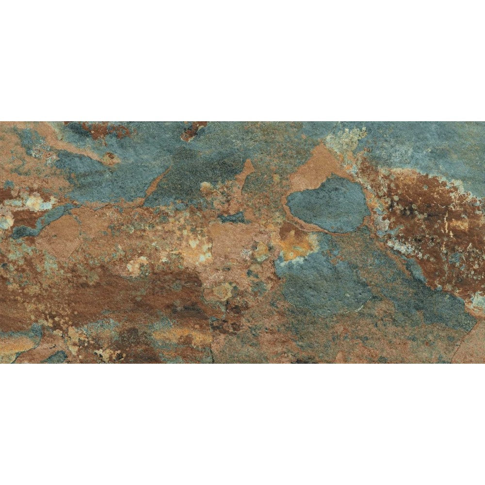 Gresie exterior portelanata rectificata multicolora 20x40 cm, Marazzi Rocking Strutturato Multicolor
