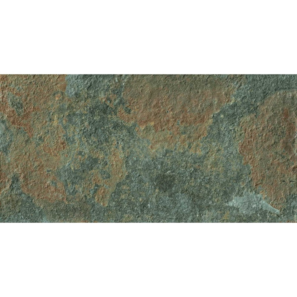 Gresie exterior portelanata rectificata multicolora 30x60 cm, Marazzi Rocking Strutturato Multicolor