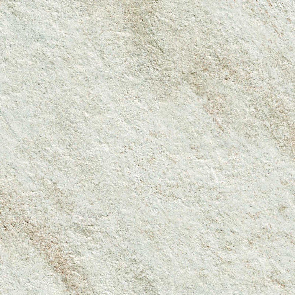 Gresie exterior portelanata rectificata alba 30x30 cm, Marazzi Rocking Strutturato White