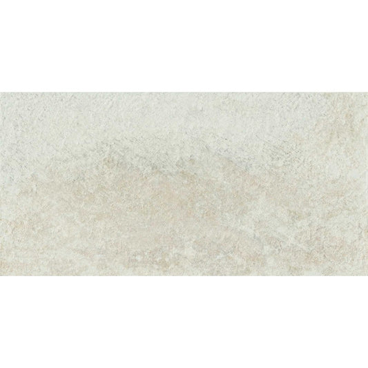 Gresie exterior / interior portelanata rectificata alba 30x60 cm, Marazzi Rocking White