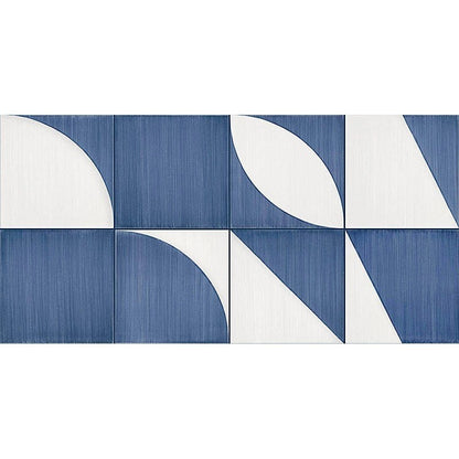 Decor exterior / interior albastru 20x20 cm, Marazzi Scenario Blu Mix