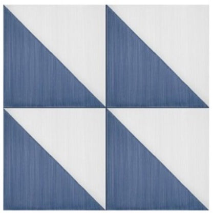 Decor exterior / interior albastru 20x20 cm, Marazzi Scenario Blu Tappeto 1