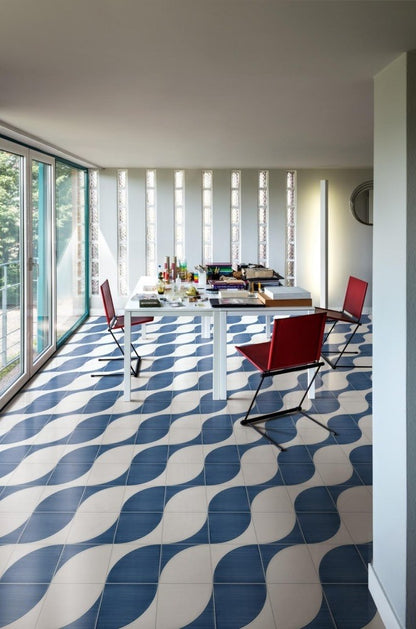Decor exterior / interior albastru 20x20 cm, Marazzi Scenario Blu Tappeto 2B