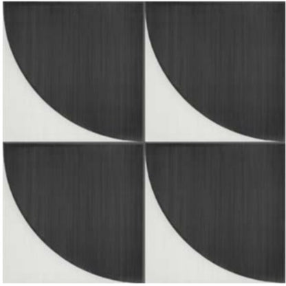 Decor exterior / interior negru 20x20 cm, Marazzi Scenario Nero Tappeto 2