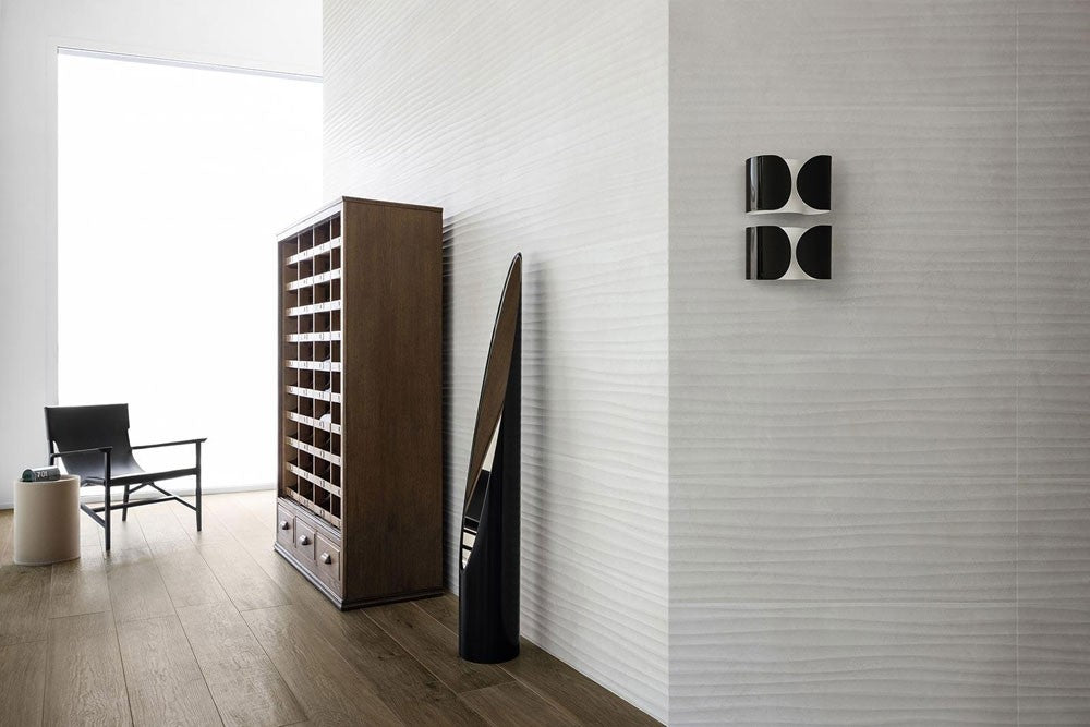 Gresie interior portelanata rectificata maro 25x150 cm, Marazzi Treverkmust Brown