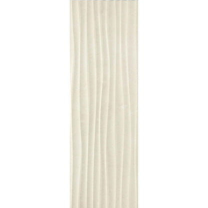 Faianta baie / bucatarie rectificata crem 40x120 cm, Marazzi Stone Art Ivory Struttura Move 3D