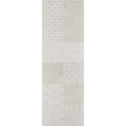 Decor interior alb 40x120 cm, Marazzi Stone Art Steel Pattern