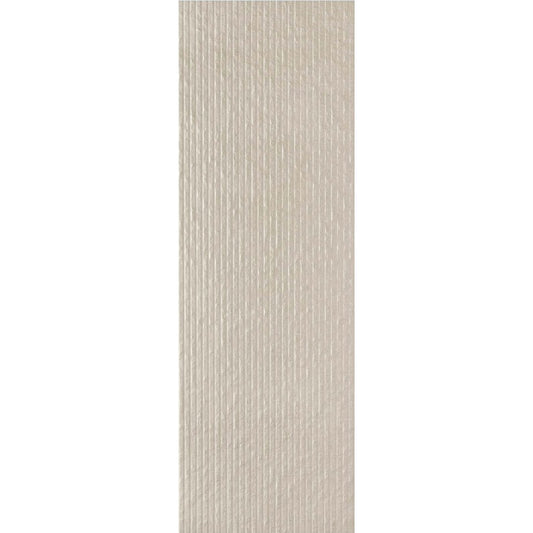 Faianta baie / bucatarie rectificata bej 40x120 cm, Marazzi Stone Art Taupe Struttura Woodcut 3D