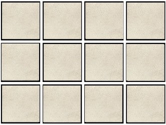 Gresie interior alba 10x10 cm, Marazzi Stonework Modul Indoor White P.C.