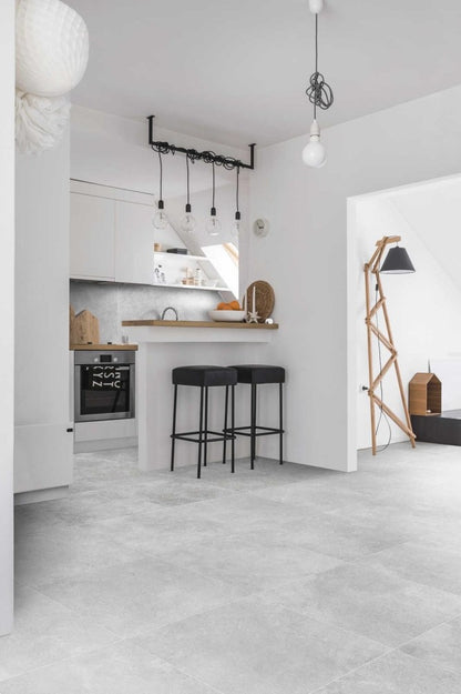 Gresie exterior / interior portelanata rectificata gri 60x60 cm, Marazzi Stream Grey