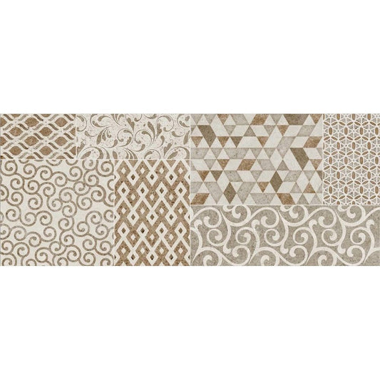 Decor interior multicolor 20x50 cm, Marazzi Stream Match Ivory